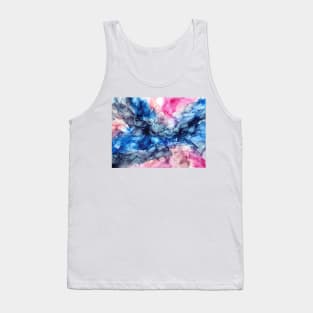 Soul Explosion - Original Abstract Fluid Art Painting Tank Top